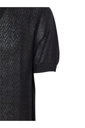 T-shirt in cotone pettinato nero LOW BRAND | LM26014D001
